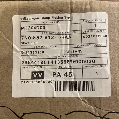 Genuine new volkswagen sharan - genuine,