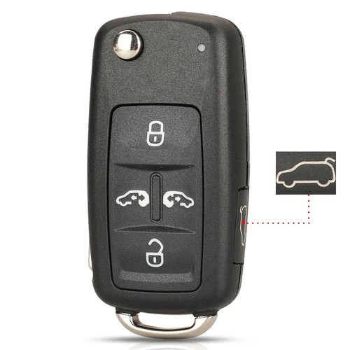 Buttons flip key case - key,